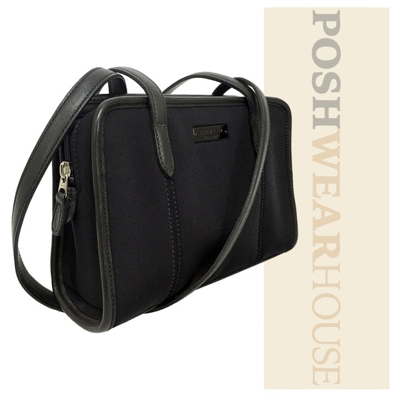 Handbags - COACH Black Vintage Neo East West Zip Shoulder Bag